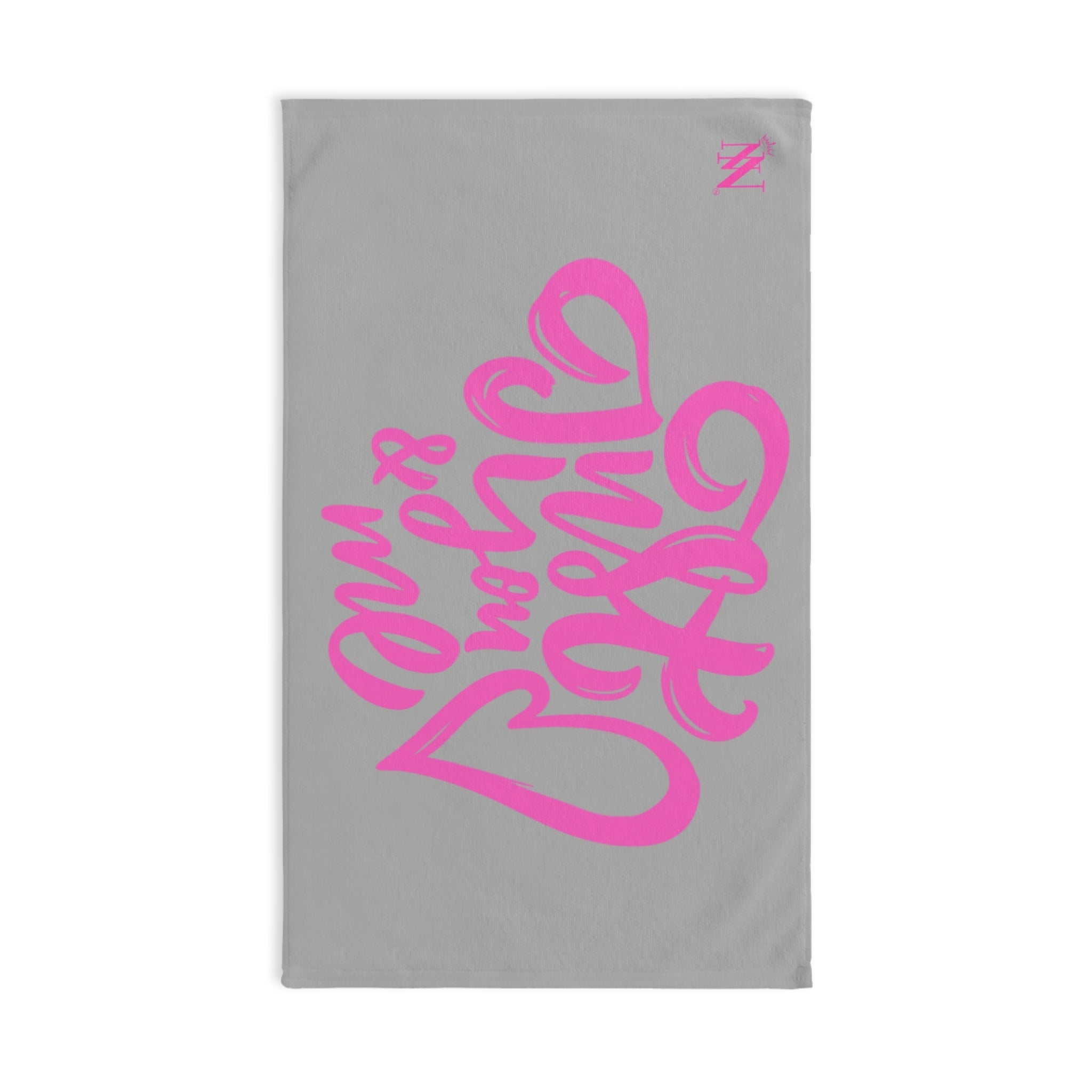 Just You Me Light Grey | Mix & Match Original Fun-Flirty Lovers’ Towels