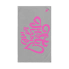 Just You Me Light Grey | Mix & Match Original Fun-Flirty Lovers’ Towels