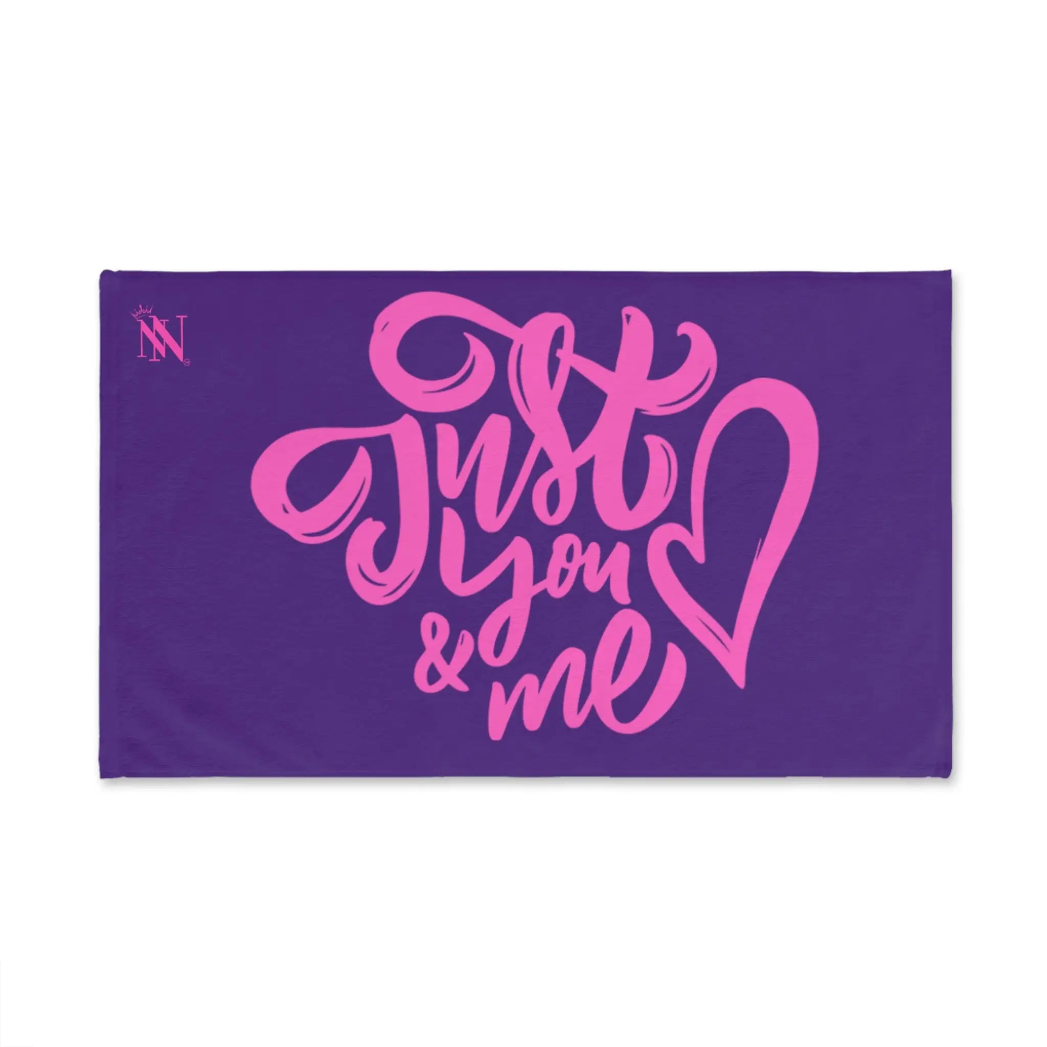 Just You Me Purple | Mix & Match Original Fun-Flirty Lovers’ Towels