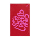 Just You Me Red | Mix & Match Original Fun-Flirty Lovers’ Towels