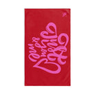 Just You Me Red | Mix & Match Original Fun-Flirty Lovers’ Towels