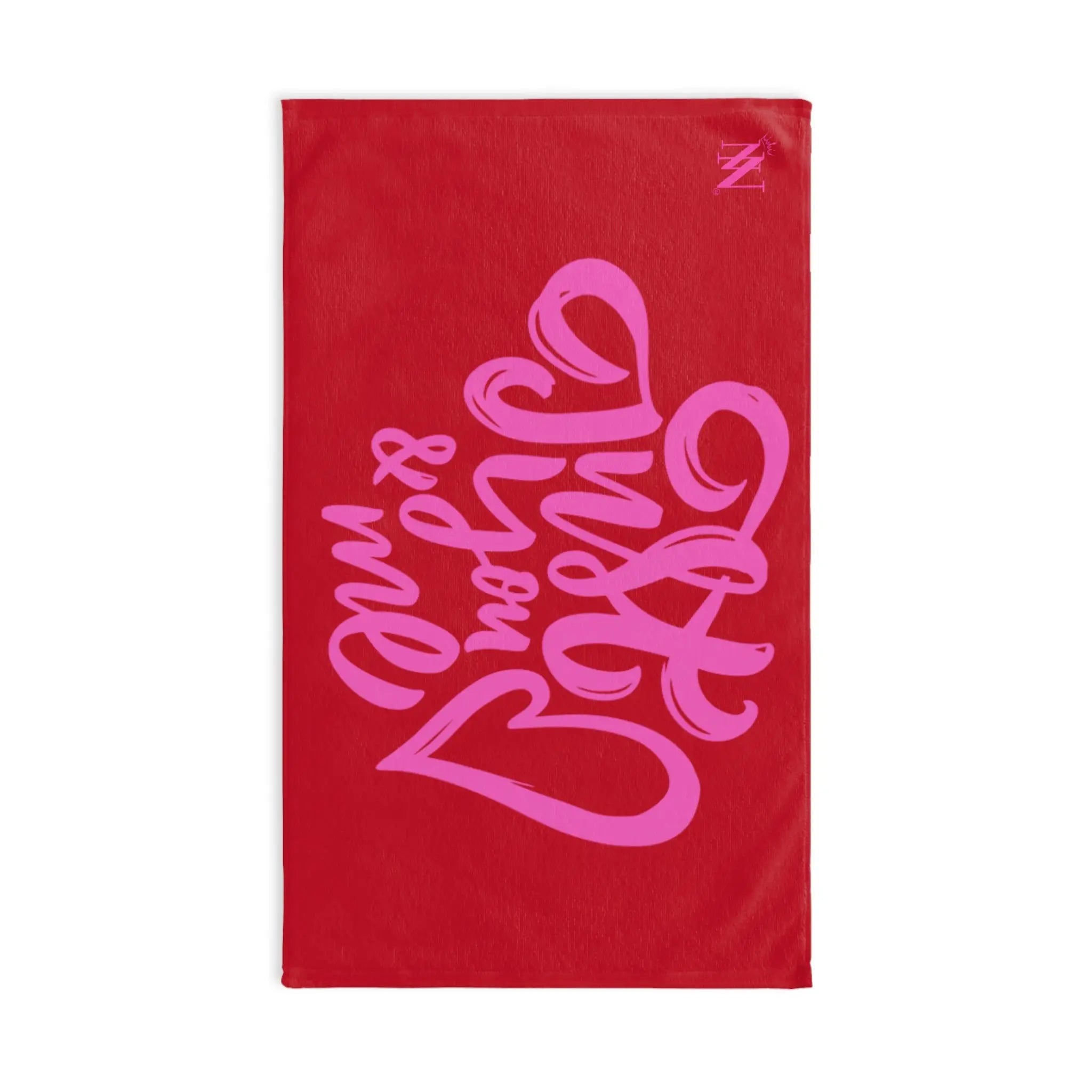 Just You Me Red | Mix & Match Original Fun-Flirty Lovers’ Towels