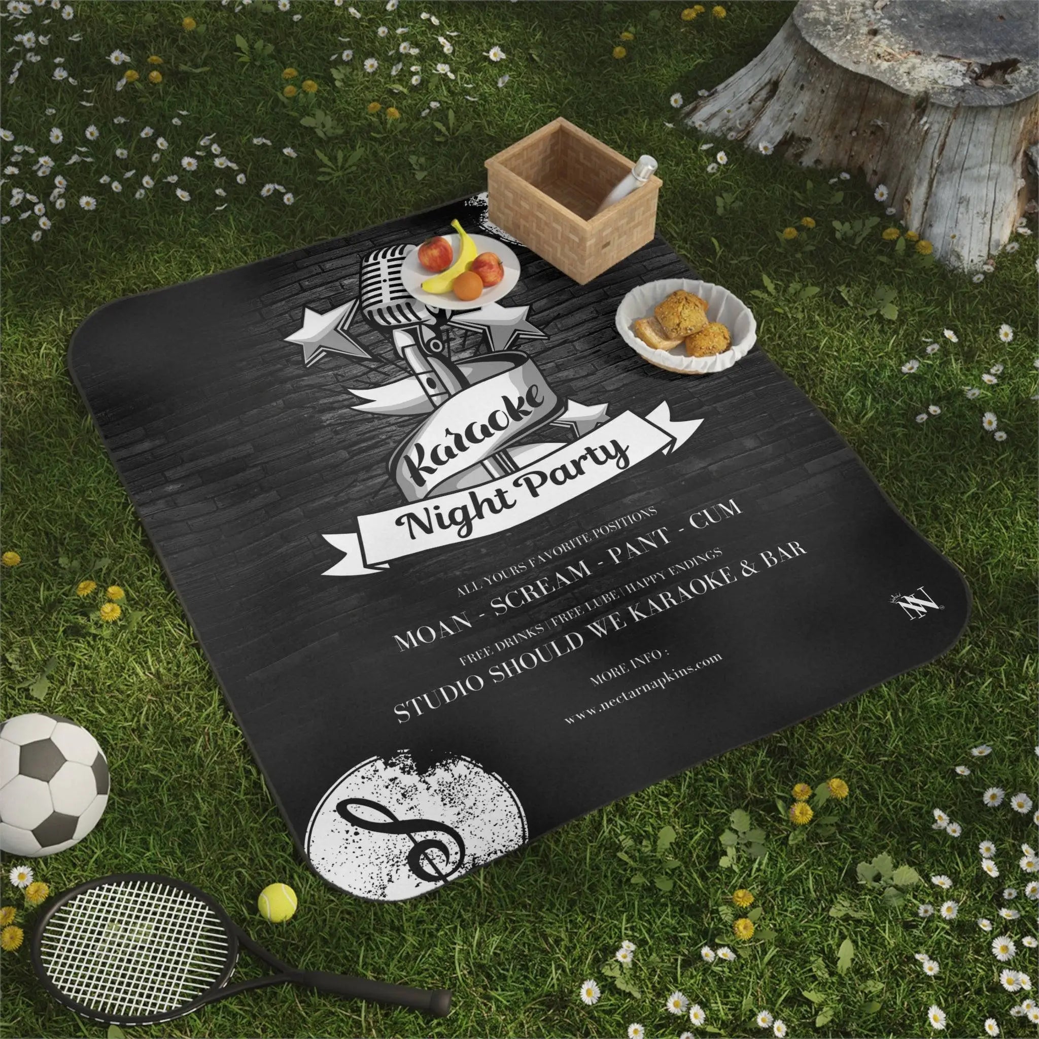 Karaoke Night | Mix Match Fun-Flirty Lovers’ Water-Resistant Blankets