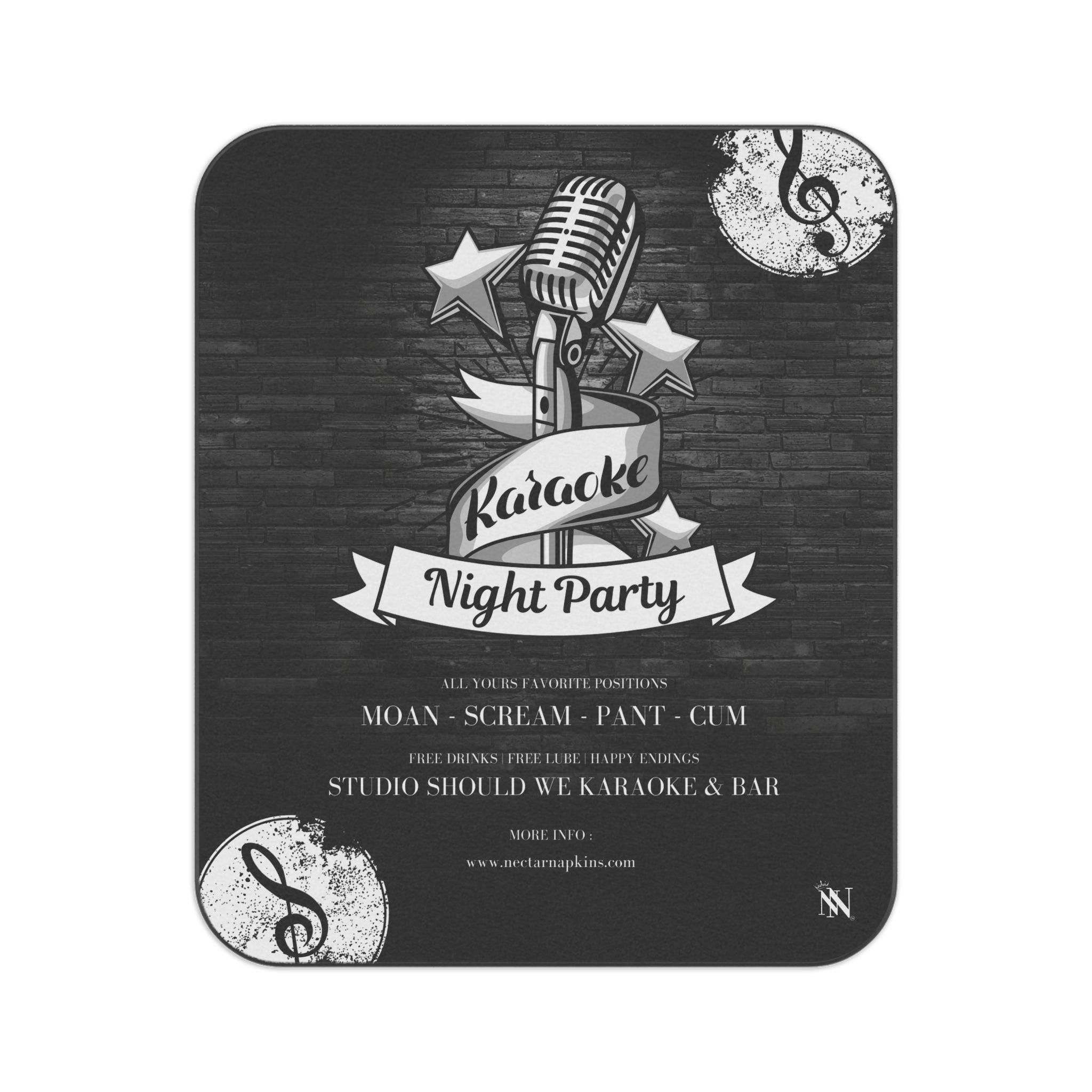 Karaoke Night | Mix Match Fun-Flirty Lovers’ Water-Resistant Blankets