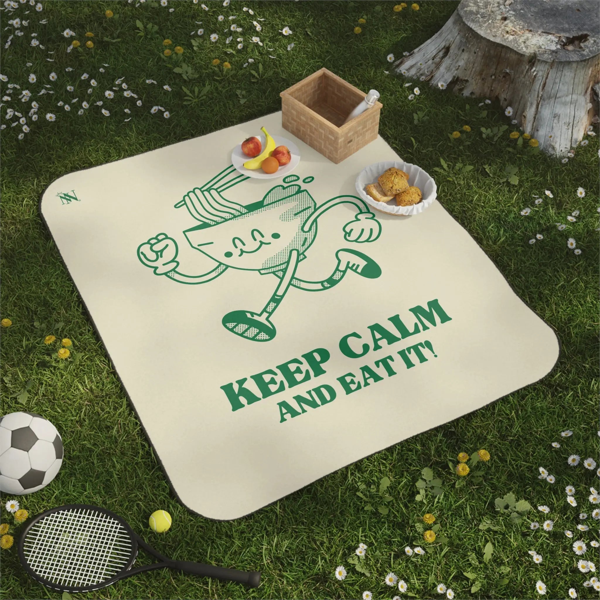 Keep Calm & Eat It! | Mix Match Fun-Flirty Lovers’ Water-Resistant Blankets