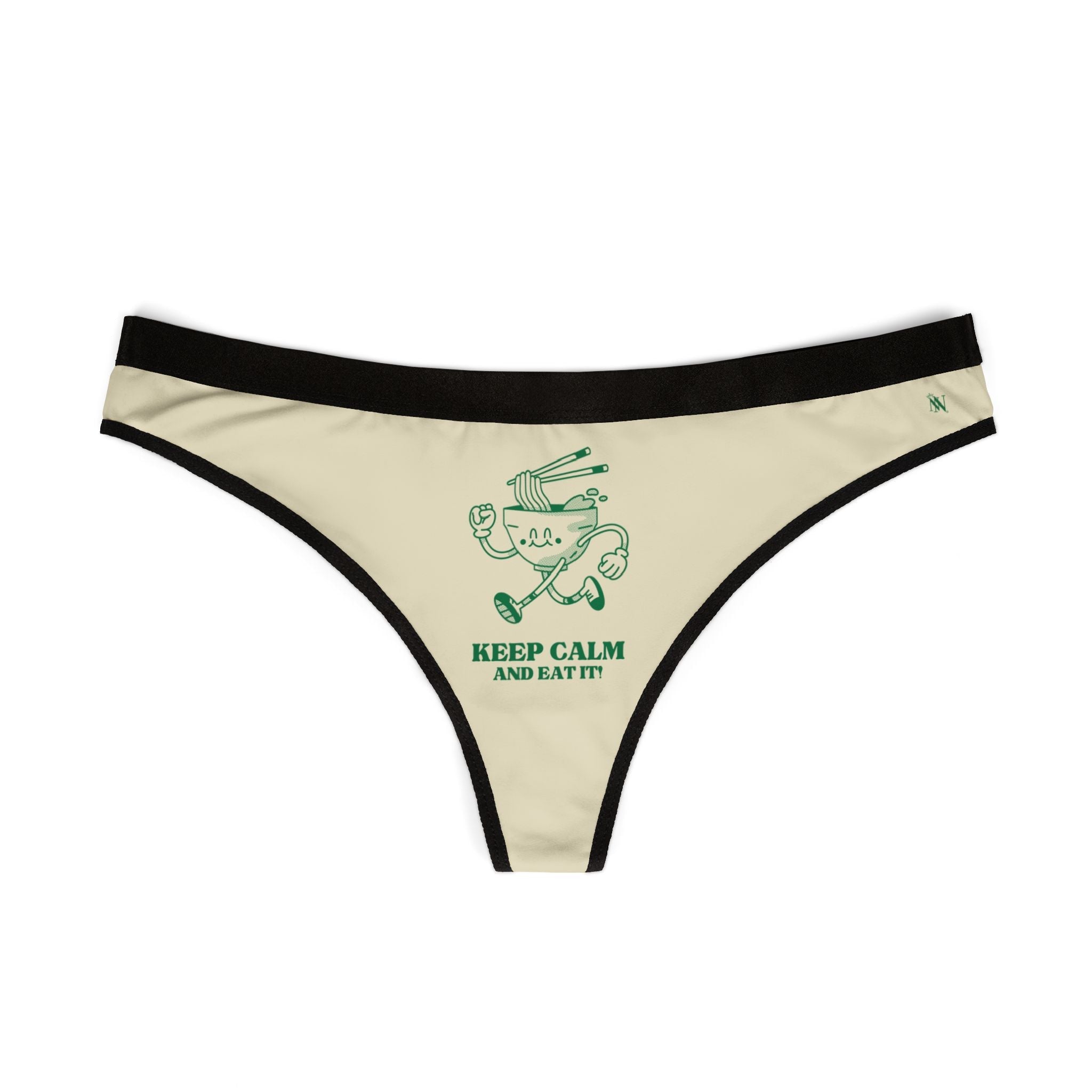 Keep Calm & Eat It! | Mix & Match Women’s Fun-Flirty Lovers’ Thongs