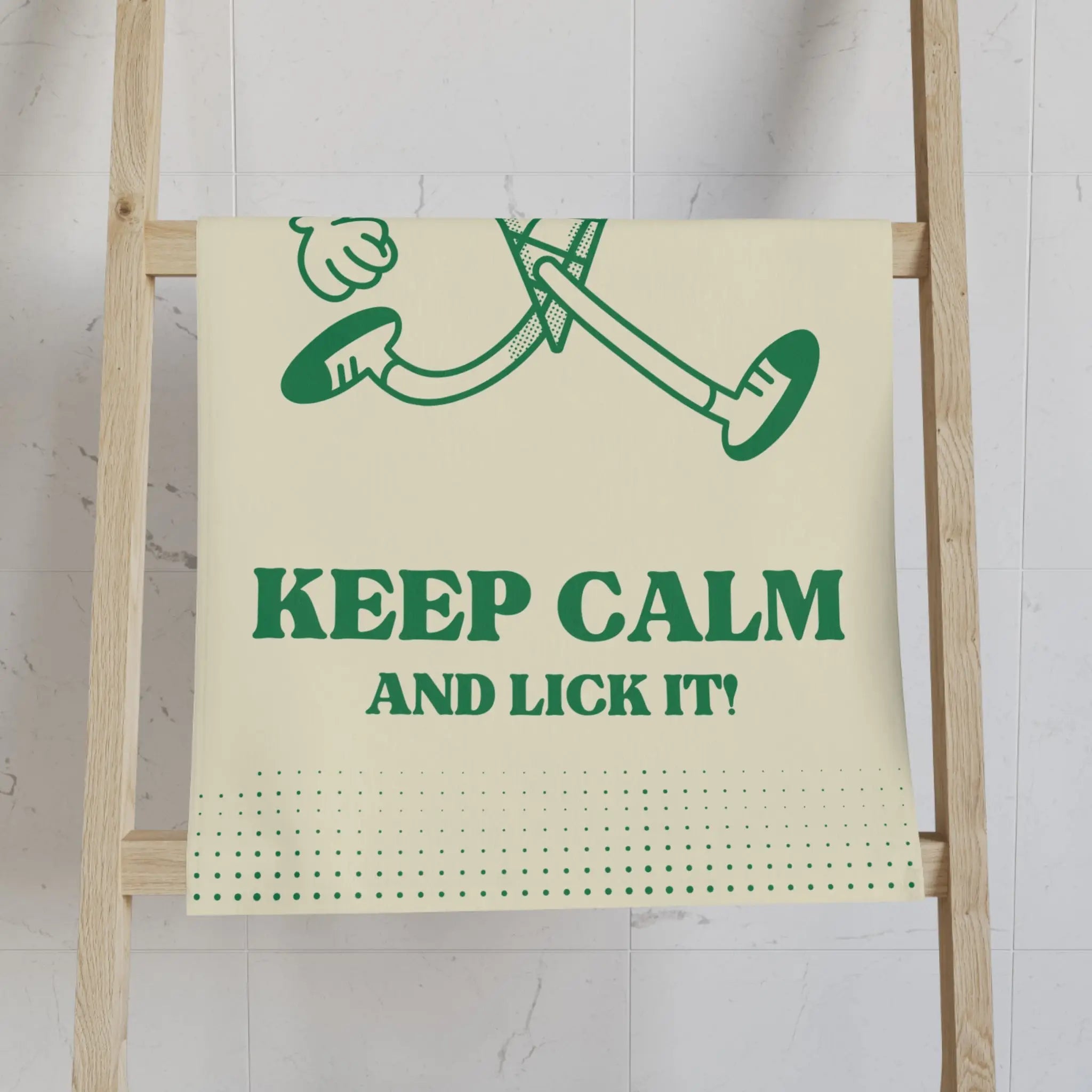 Keep Calm & Lick It! | Mix & Match Classic Fun-Flirty Lovers’ Towels