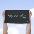 Keep Me Wet Black Mix Match Soft Sex Towels | Flirty Lovers’ Gifts