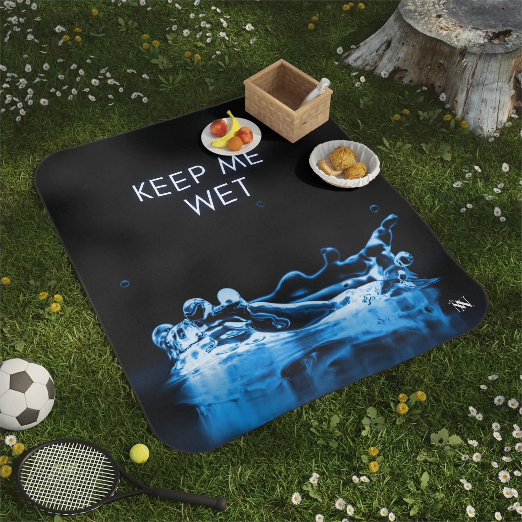 Keep Me Wet | Mix Match Fun-Flirty Lovers’ Water-Resistant Blankets