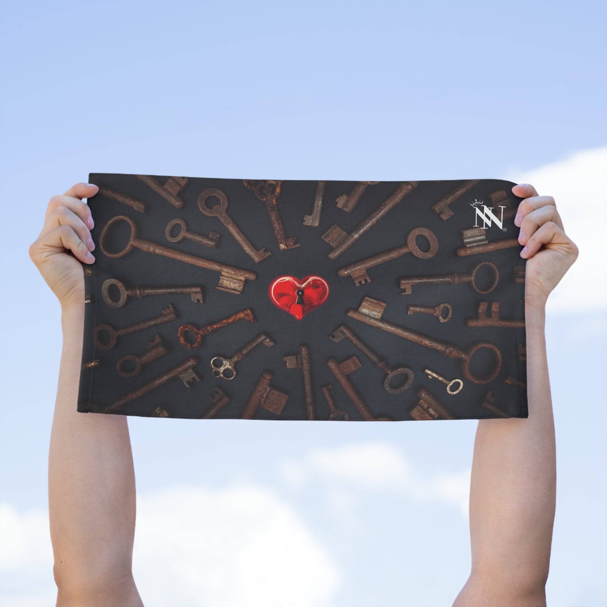 Keys to My Heart | Mix & Match Soft Fun-Flirty Lovers’ Towels