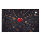 Keys to My Heart | Mix & Match Soft Fun-Flirty Lovers’ Towels