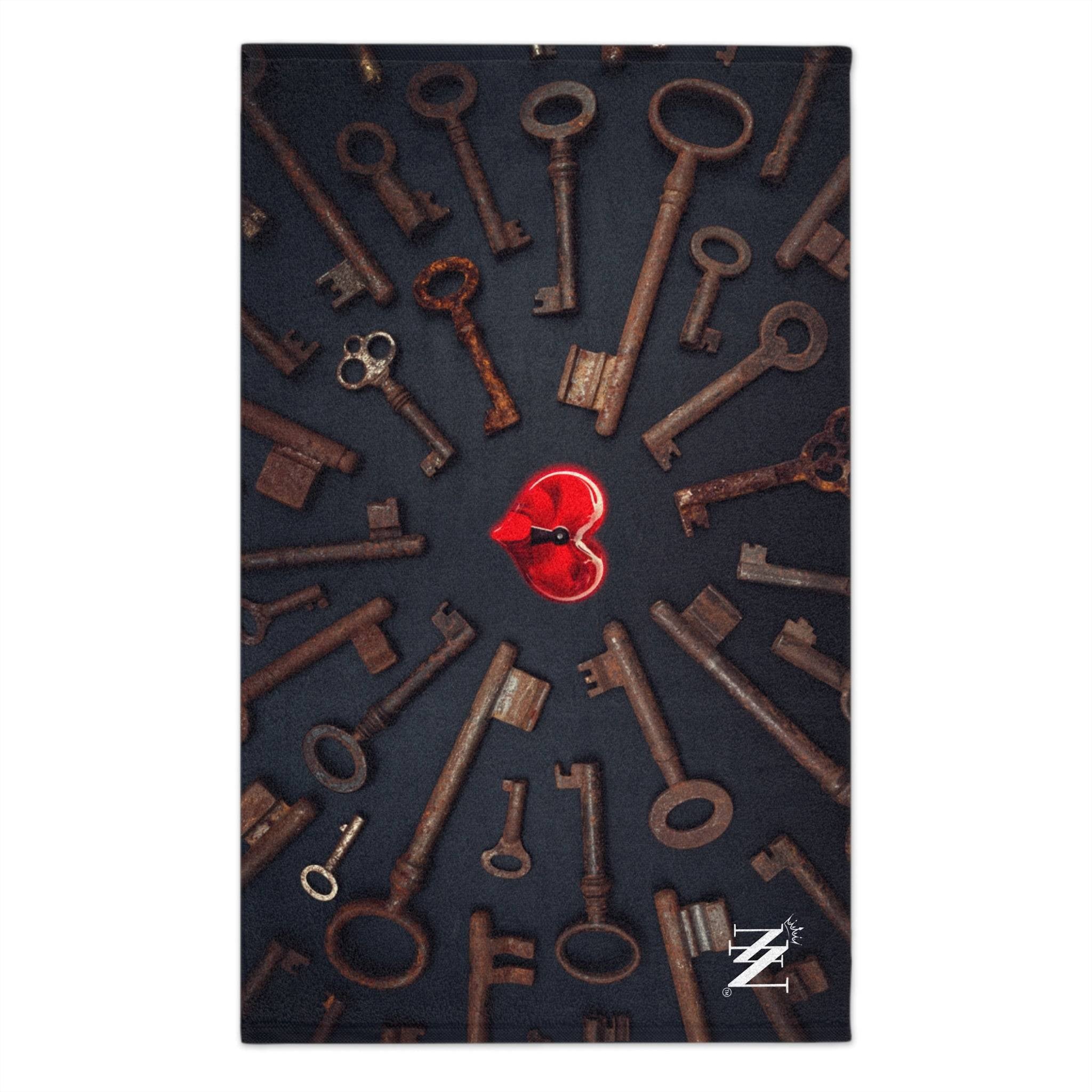 Keys to My Heart | Mix & Match Soft Fun-Flirty Lovers’ Towels