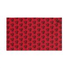 King Crown Patterned Red | Mix & Match Soft Fun-Flirty Lovers’ Towels