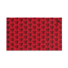 King Crown Patterned Red | Mix & Match Soft Fun-Flirty Lovers’ Towels