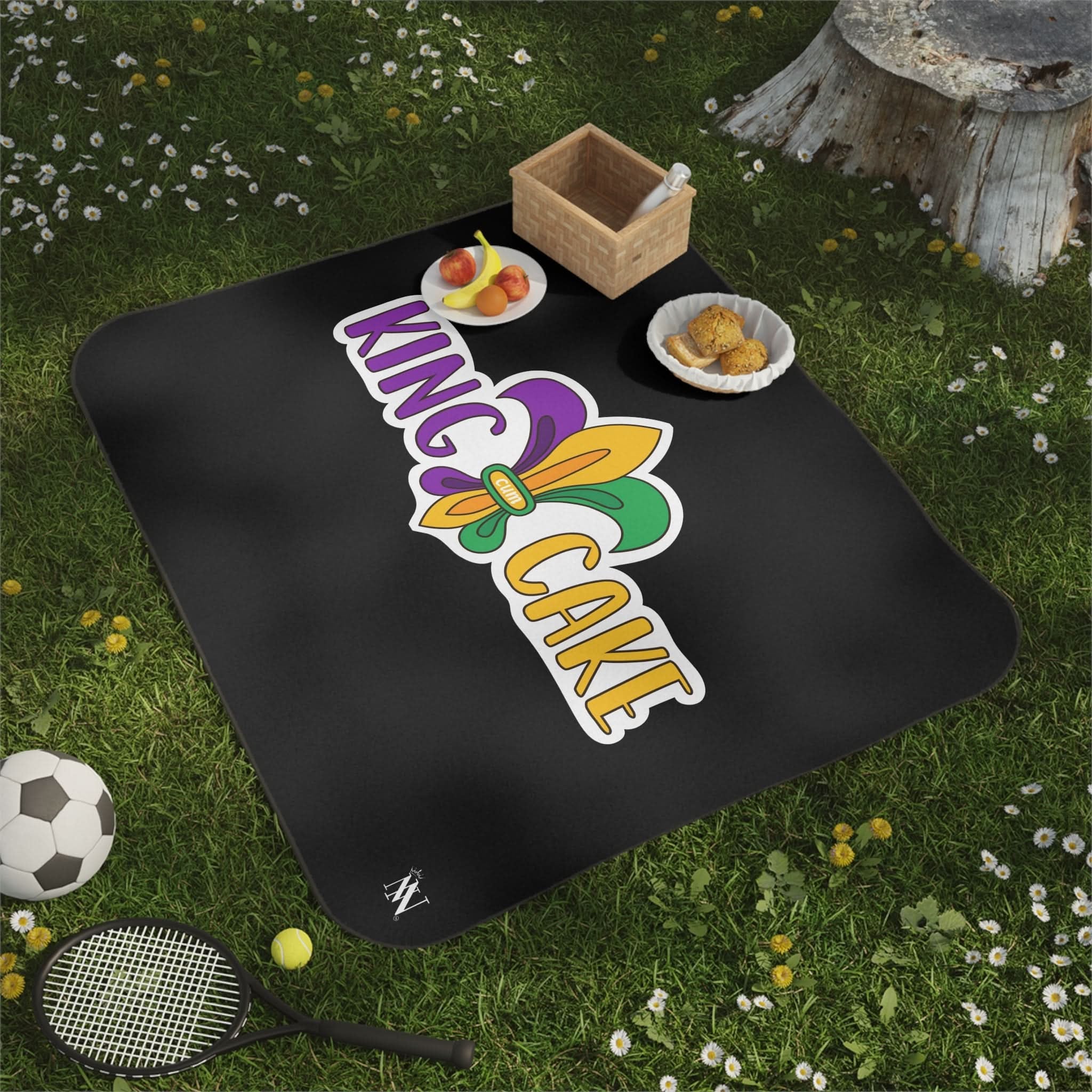 King Cum Cake | Mix Match Fun-Flirty Lovers’ Water-Resistant Blankets