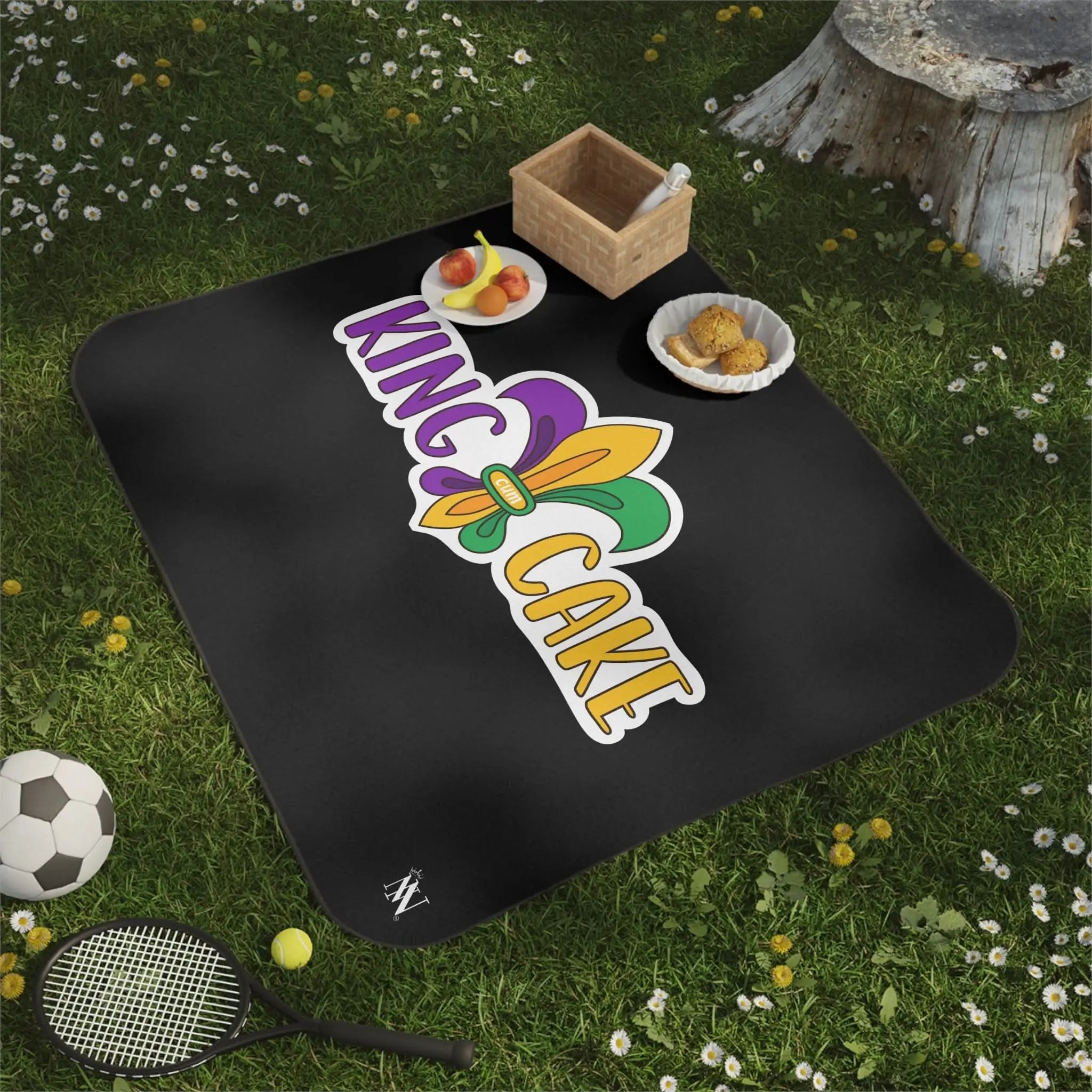 King Cum Cake | Mix Match Fun-Flirty Lovers’ Water-Resistant Blankets