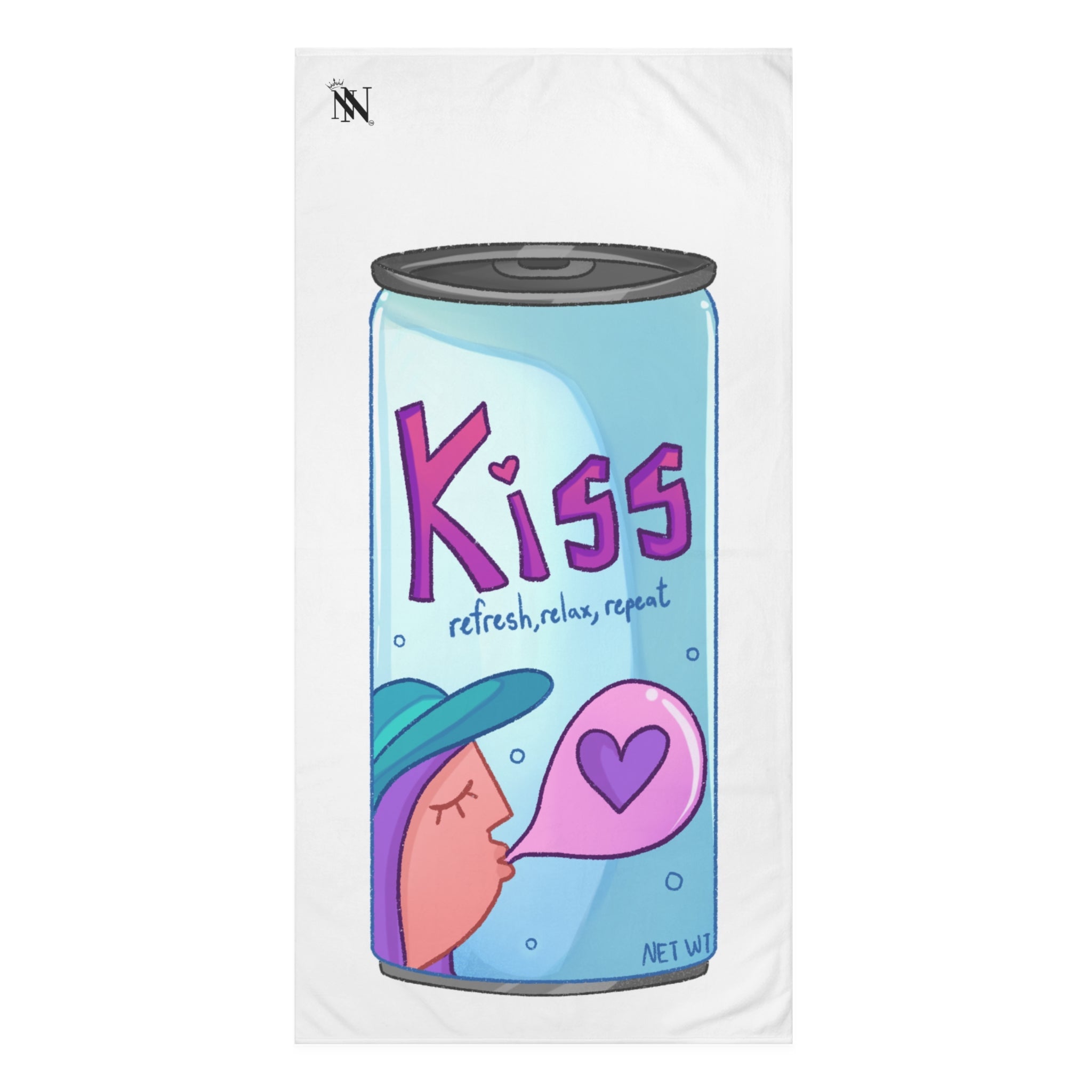 Kiss In A Can | Mix & Match Naughty XL Fun-Flirty Lovers’ Towels