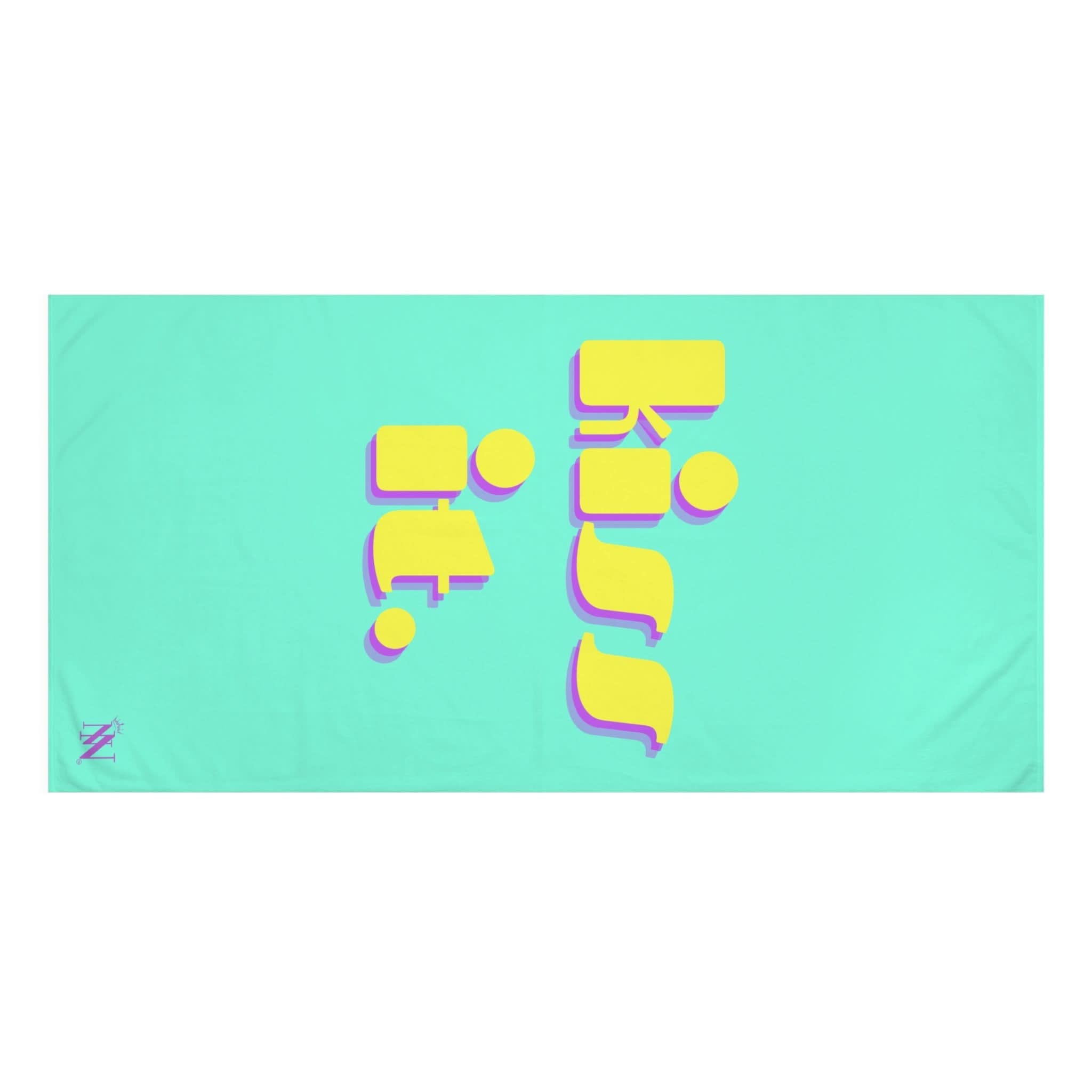 kiss it. | Mix & Match Naughty XL Fun-Flirty Lovers’ Towels