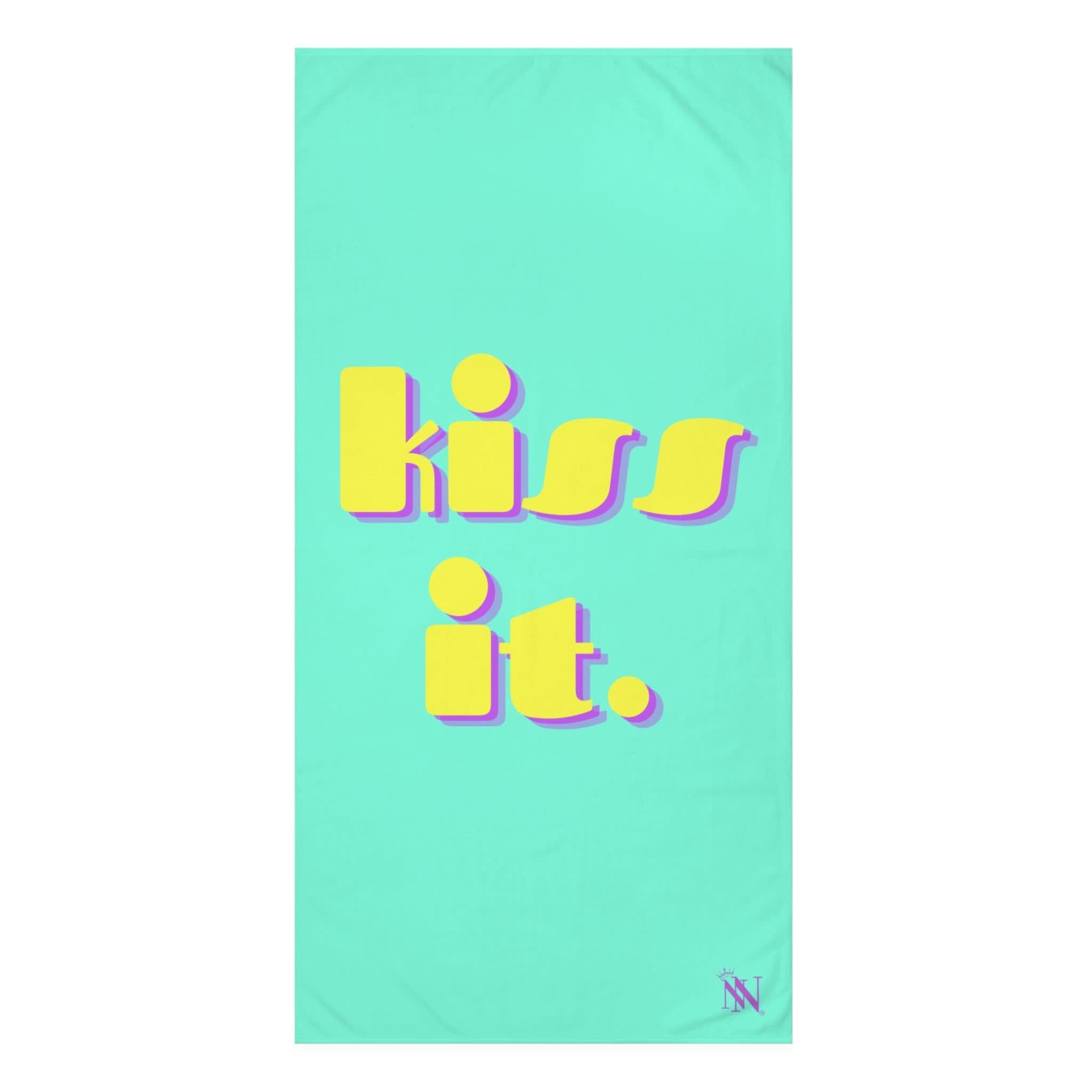 kiss it. | Mix & Match Naughty XL Fun-Flirty Lovers’ Towels
