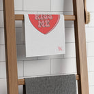 Kiss Me Candy Heart | Mix & Match Soft Fun-Flirty Lovers’ Towels