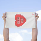 Kiss Me Candy Heart | Mix & Match Soft Fun-Flirty Lovers’ Towels