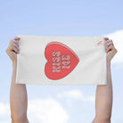 Kiss Me Candy Heart | Mix & Match Soft Fun-Flirty Lovers’ Towels