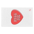 Kiss Me Candy Heart | Mix & Match Soft Fun-Flirty Lovers’ Towels