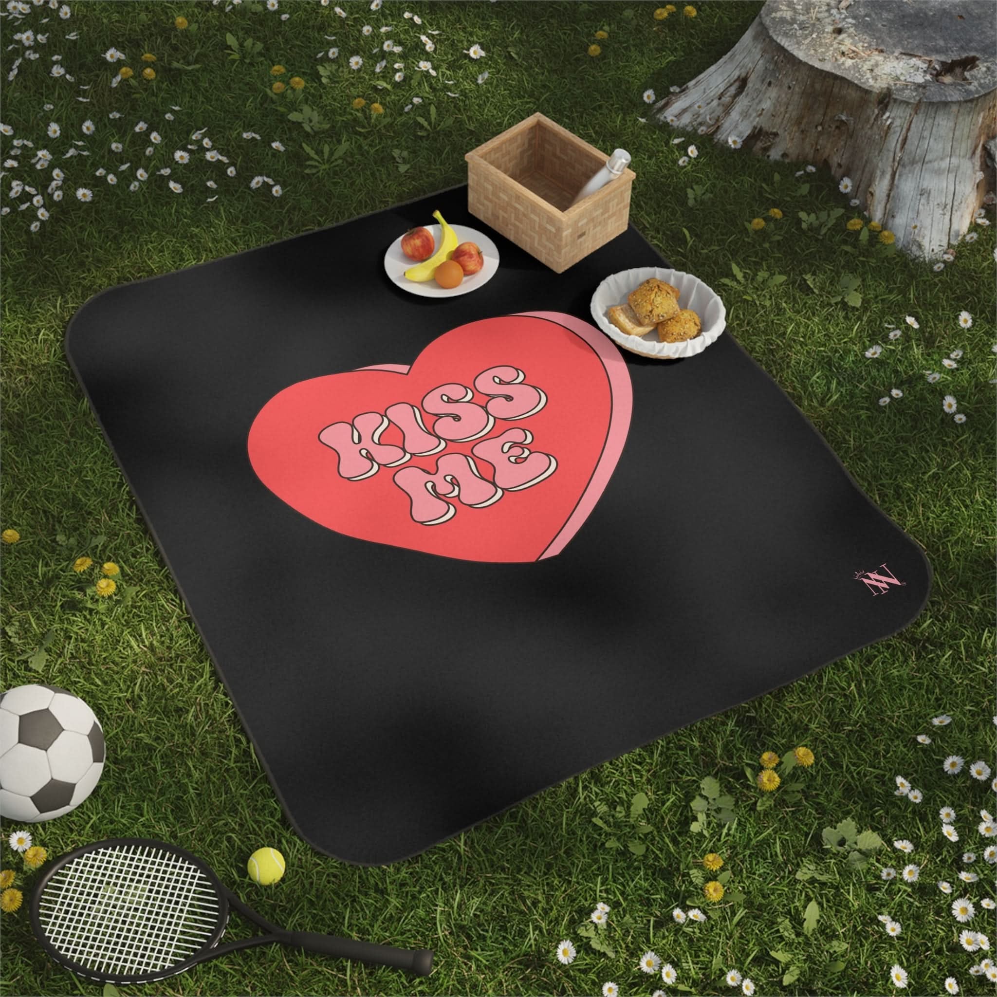 Kiss Me Candy Hearts | Mix Match Fun-Flirty Lovers’ Water-Resistant Blankets