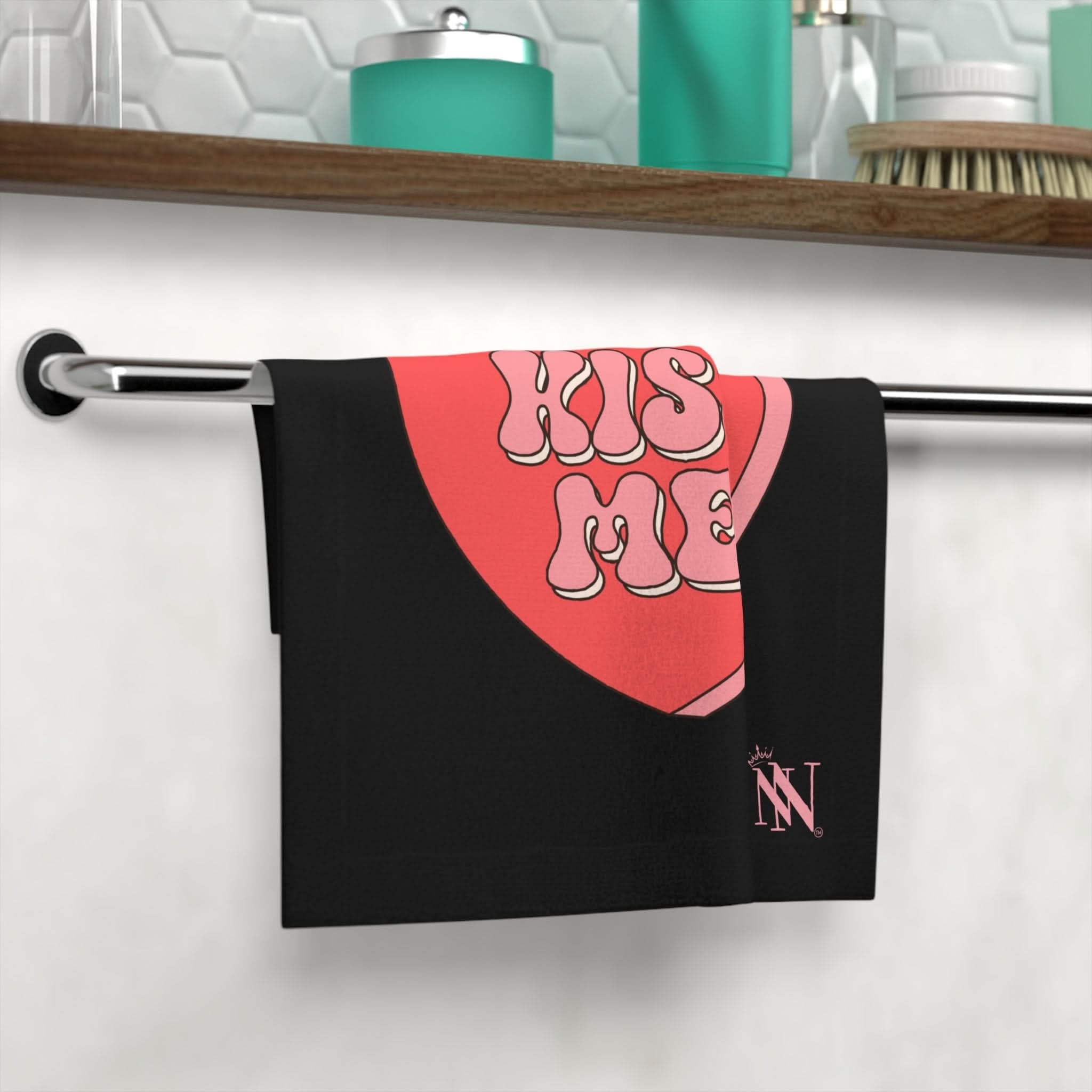 Kiss Me Candy Hearts | Mix & Match Lils’ Fun-Flirty Lovers’ Towels
