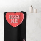 Kiss Me Candy Hearts | Mix & Match Naughty XL Fun-Flirty Lovers’ Towels