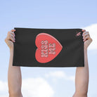 Kiss Me Candy Hearts | Mix & Match Soft Fun-Flirty Lovers’ Towels