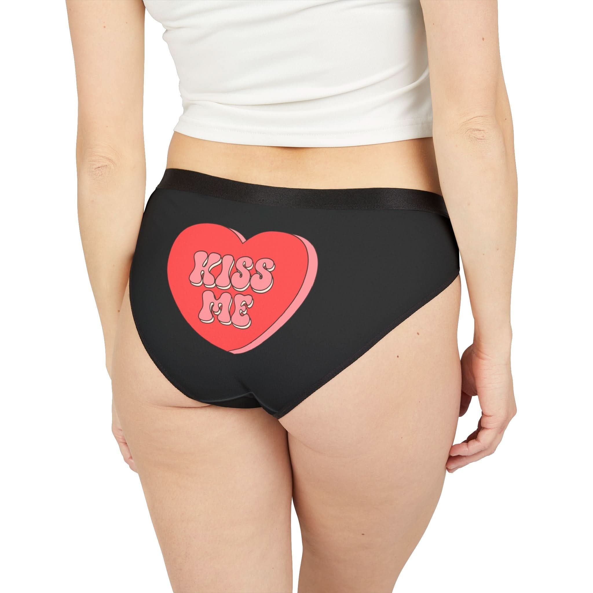 Kiss Me Candy Hearts | Mix & Match Women’s Fun-Flirty Lovers’ Panties