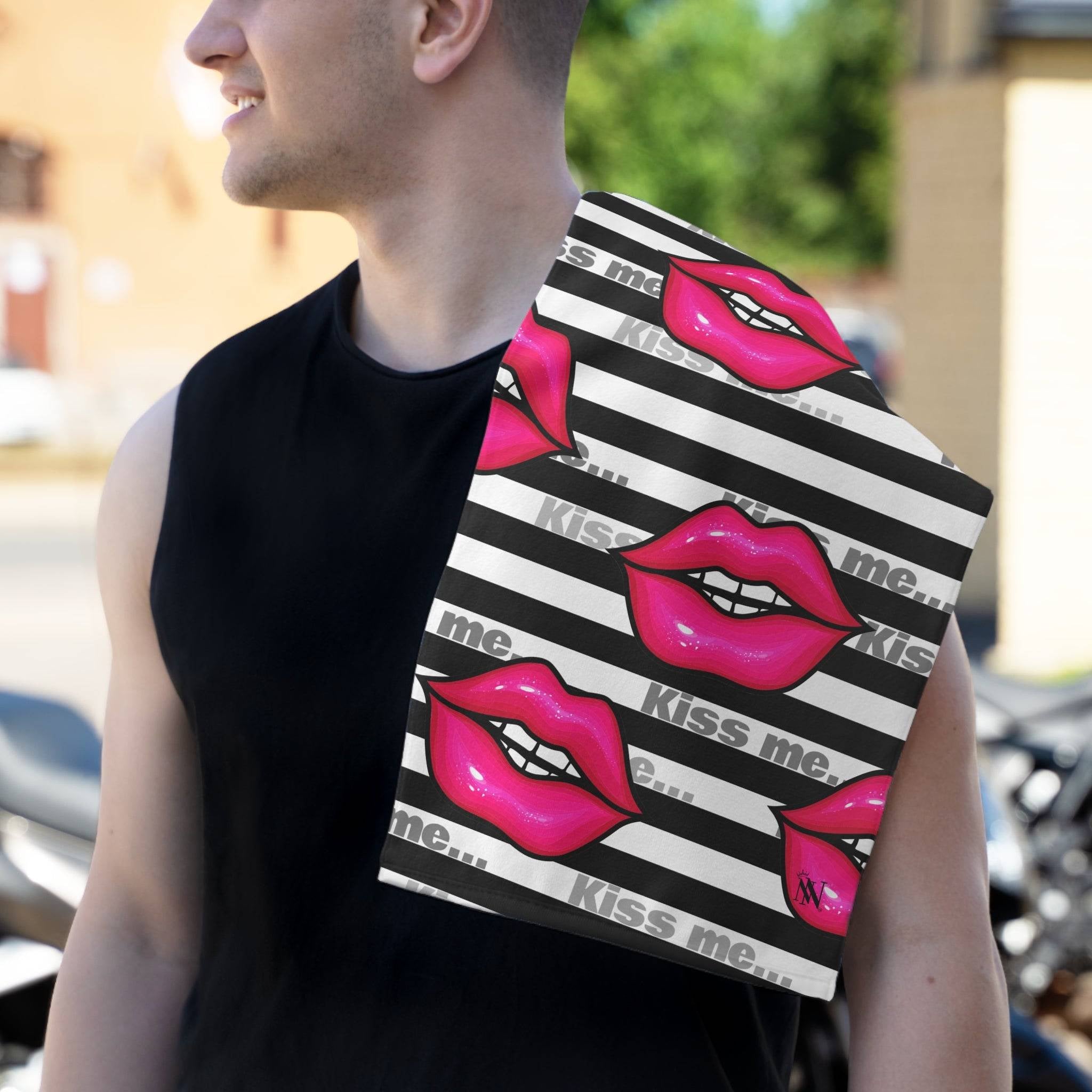 Kiss Me | Mix & Match Soft Fun-Flirty Lovers’ Towels