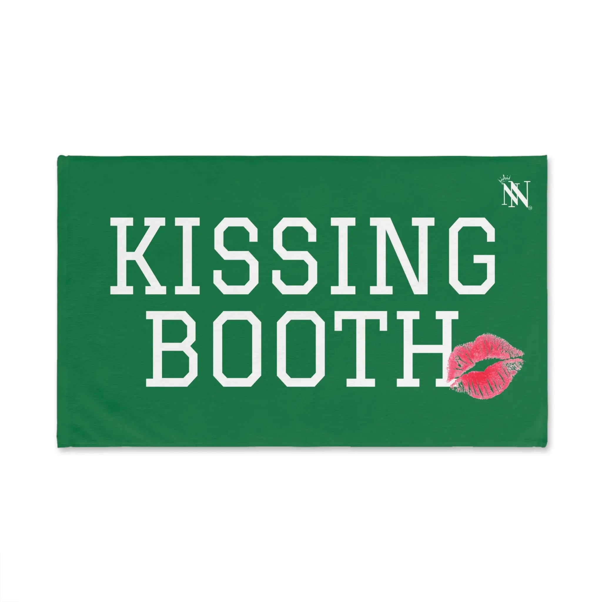 Kissing Booth Kiss Green | Mix & Match Soft Fun-Flirty Lovers’ Towels