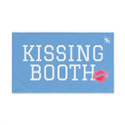 Kissing Booth Kiss Light Blue | Mix & Match Soft Fun-Flirty Lovers’ Towels