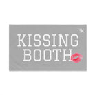 Kissing Booth Kiss Light Grey | Mix & Match Soft Fun-Flirty Lovers’ Towels