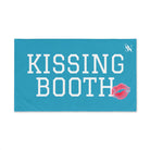 Kissing Booth Kiss Turquoise | Mix & Match Soft Fun-Flirty Lovers’ Towels