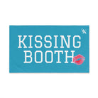 Kissing Booth Kiss Turquoise | Mix & Match Soft Fun-Flirty Lovers’ Towels