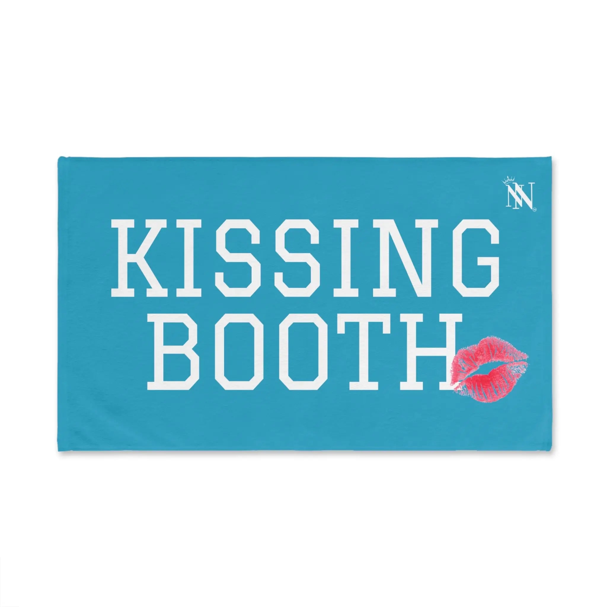 Kissing Booth Kiss Turquoise | Mix & Match Soft Fun-Flirty Lovers’ Towels