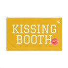 Kissing Booth Kiss Yellow | Mix & Match Soft Fun-Flirty Lovers’ Towels