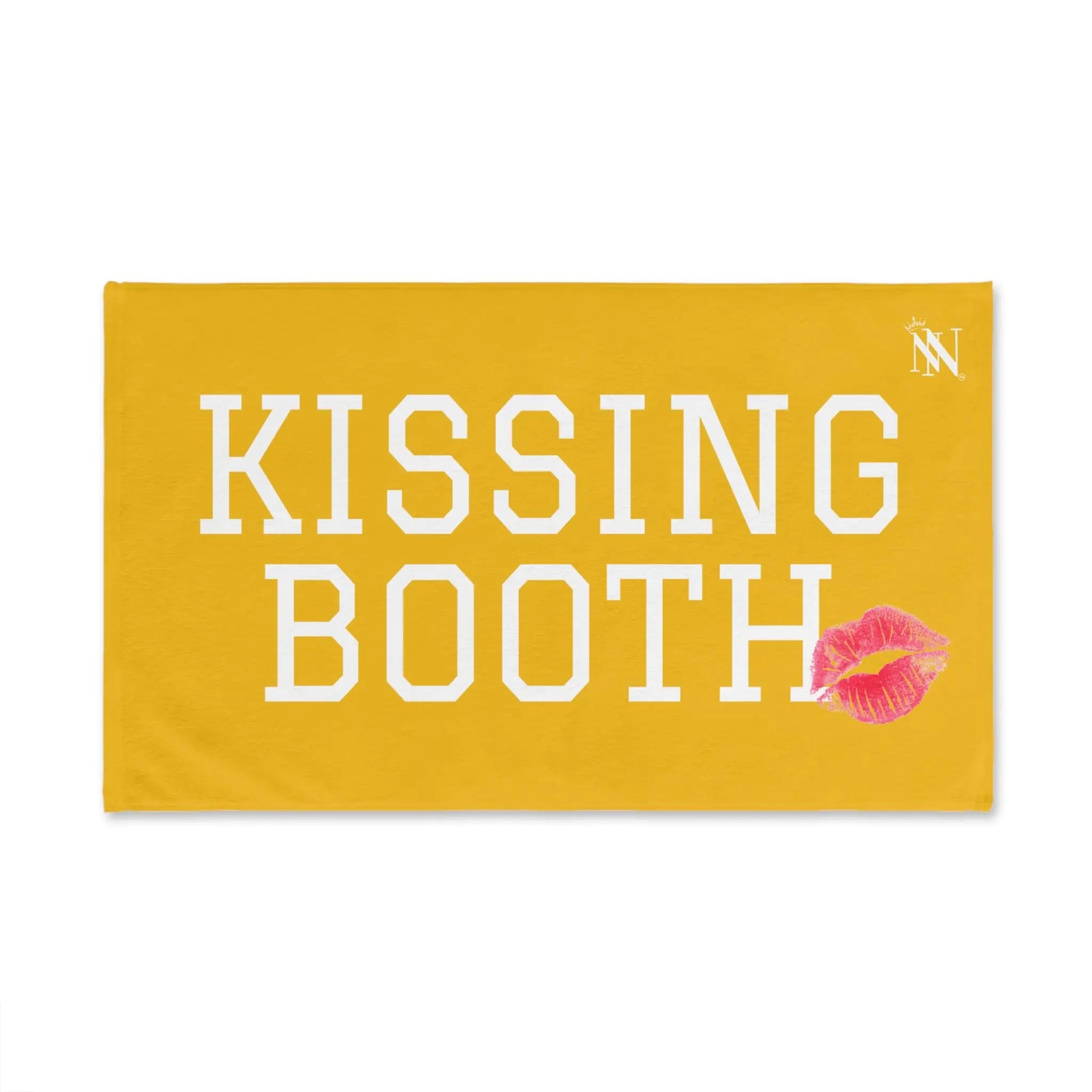 Kissing Booth Kiss Yellow | Mix & Match Soft Fun-Flirty Lovers’ Towels