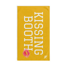 Kissing Booth Kiss Yellow | Mix & Match Soft Fun-Flirty Lovers’ Towels