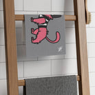 Kitty Bandit Grey | Mix & Match Soft Fun-Flirty Lovers’ Towels