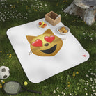 Kitty Love Emoji | Mix Match Fun-Flirty Lovers’ Water-Resistant Blankets