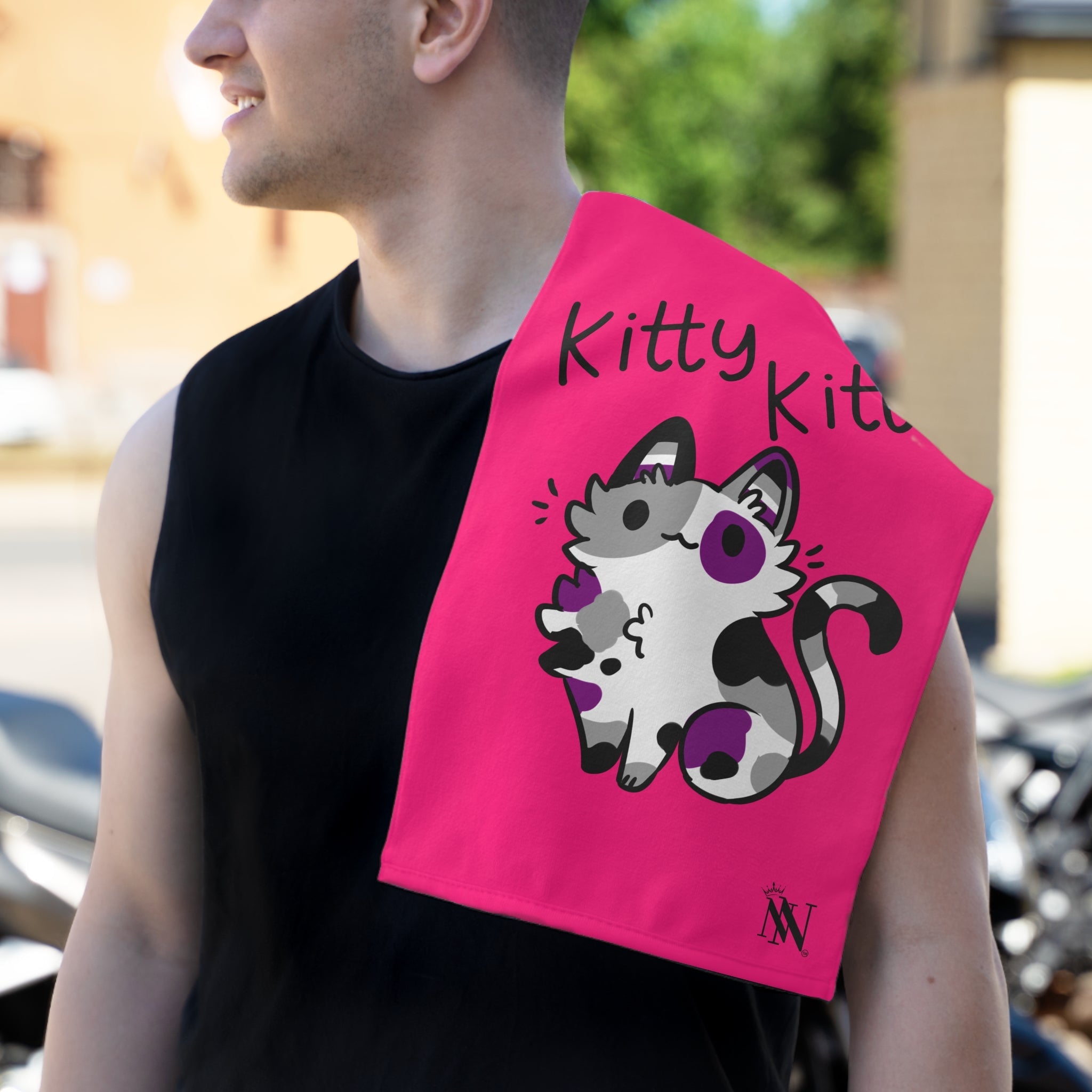 Kitty Kitty Pink | Mix & Match Soft Fun-Flirty Lovers’ Towels