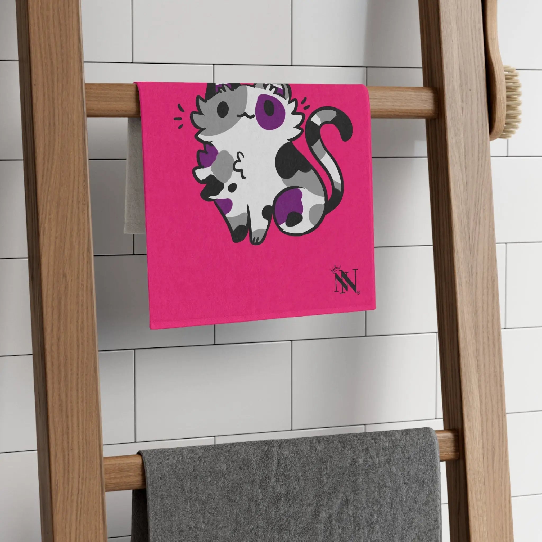 Kitty Kitty Pink | Mix & Match Soft Fun-Flirty Lovers’ Towels