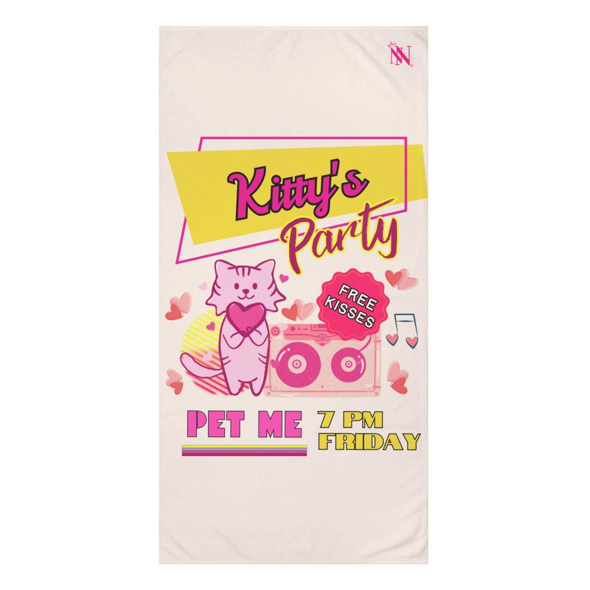 Kitty’s Party | Mix & Match Naughty XL Fun-Flirty Lovers’ Towels