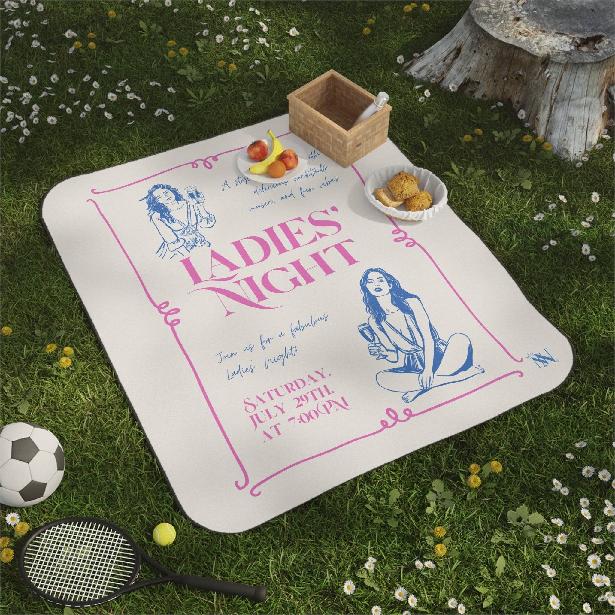 Ladies’ Night | Mix Match Fun-Flirty Lovers’ Water-Resistant Blankets