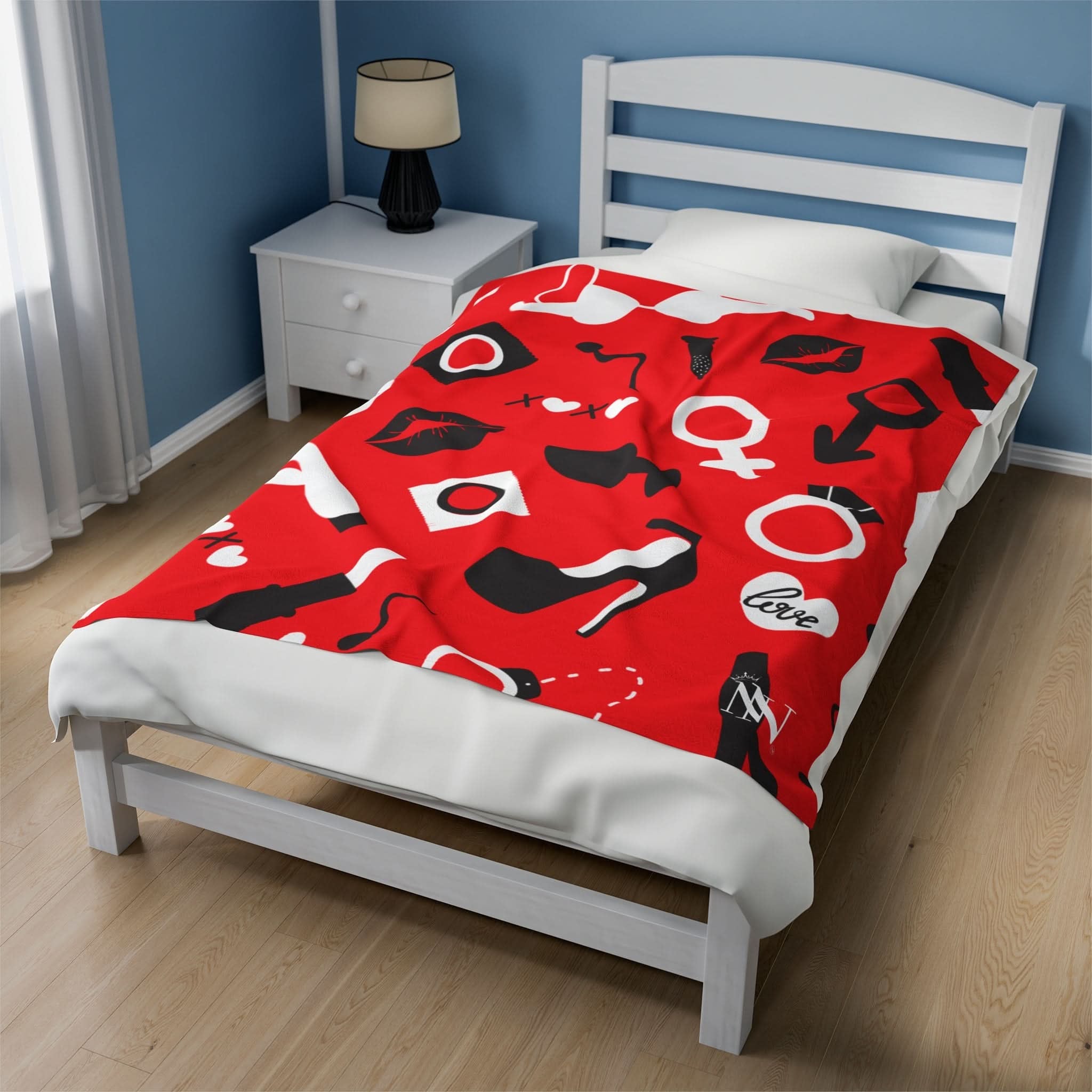 Lady in Red | Mix & Match Fun-Flirty Lovers’ Blankets