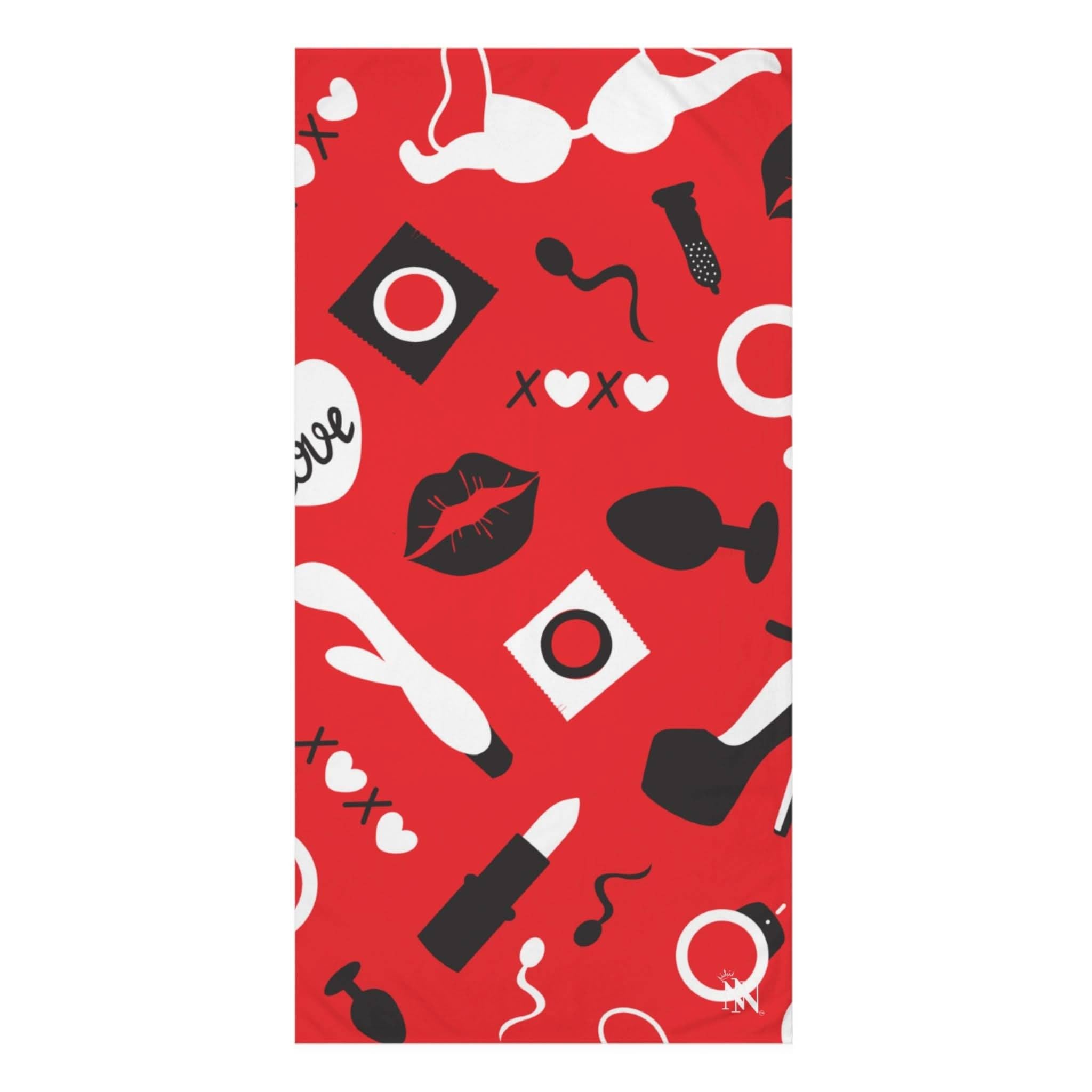 Lady in Red | Mix & Match Naughty XL Fun-Flirty Lovers’ Towels